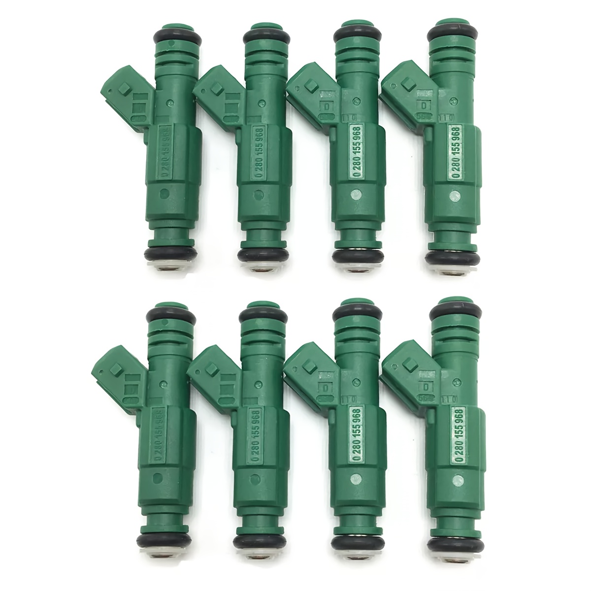 TEMU Set Of 8 Fuel Injectors 0280155968 Suitable For Camaro, For Ford Tbi Ls1 Ls6 V8 With A Capacity Of 440cc And 42 Lb/hr, Compatible With For Turbo