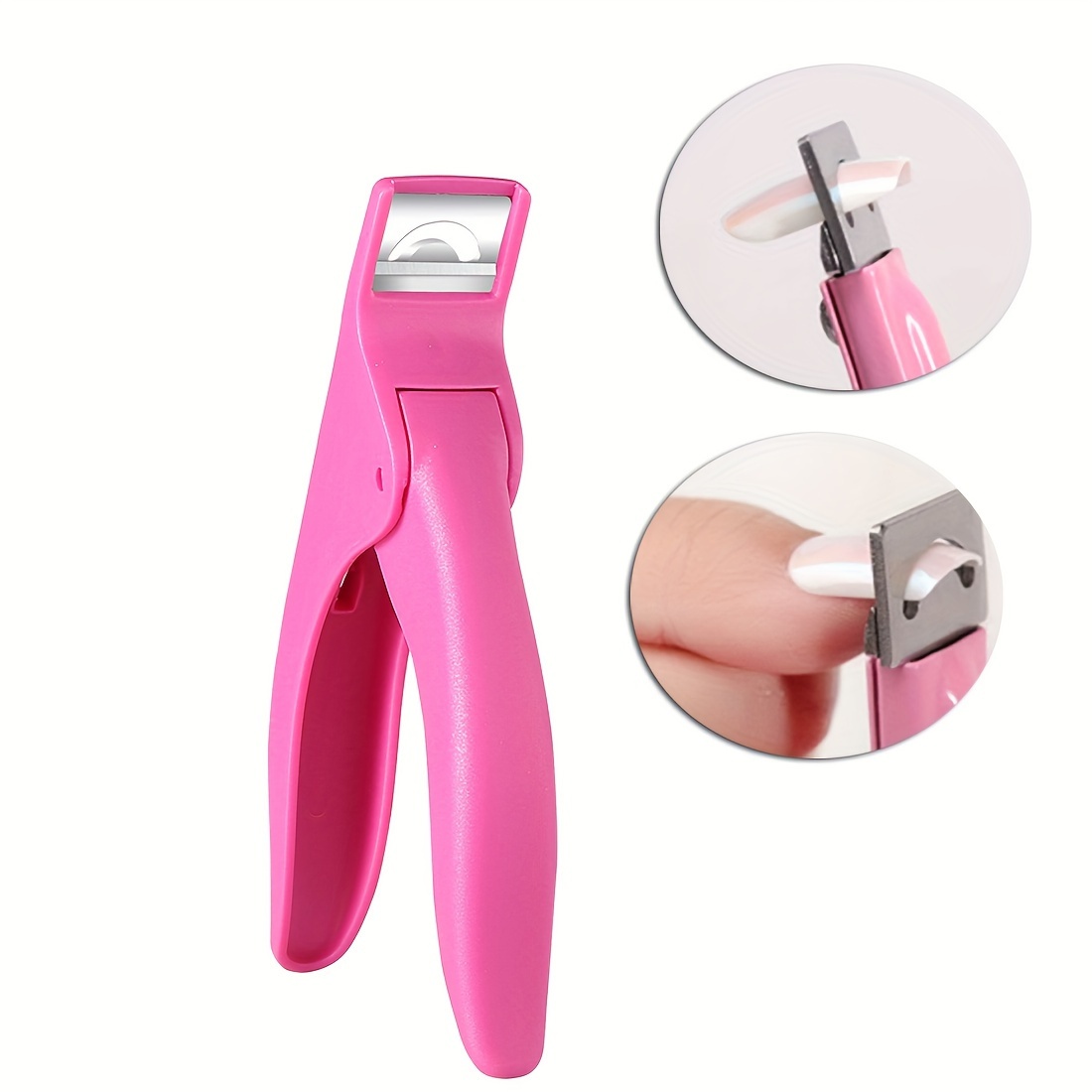 1pc Nail Straight Scissors/u-shaped Nail Plate Nail Clippers/extension Nail Shaping Scissors
