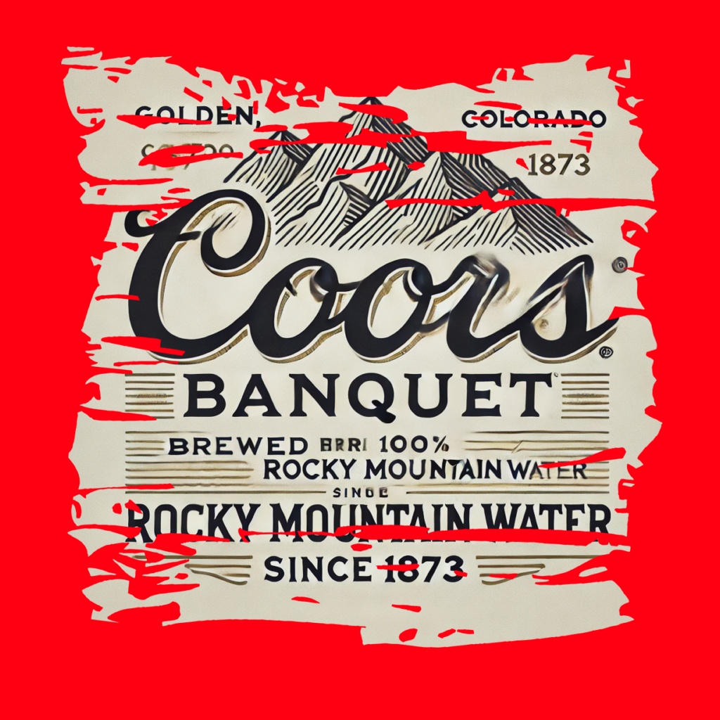 

1pc Coors Banquet Iron-on Transfer For Decoration, Washable Polyurethane Heat Transfer For T-shirts, Sweatshirts, And Pillow Covers, Mixed