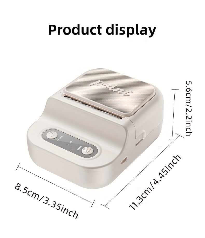   wireless portable thermal label printer wireless smart inkless hd printing compact lightweight with lcd display compatible with smartphones tablets pcs for shipping name barcode   labels ideal for on the go labeling office mobile use versatile labeling solution with wireless no ink required suitable for   labels label maker shipping label printer thermal printer label maker printer label machine address labeler details 8