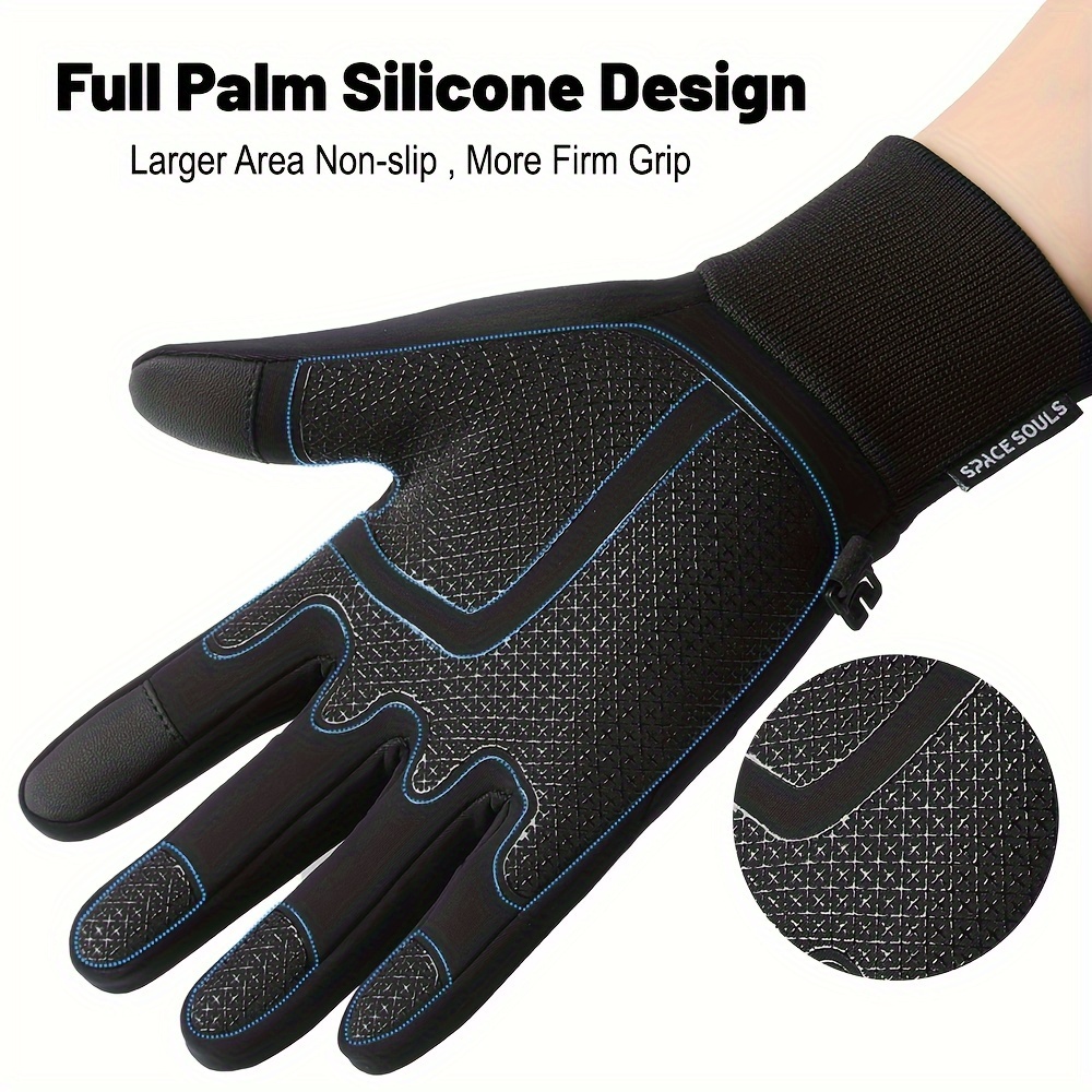 New Winter Gloves for Men Women Touchscreen Warm Outdoor Cycling Driving  Motorcycle Cold Gloves Windproof Non-Slip Womens Gloves Motorcycle Cycle