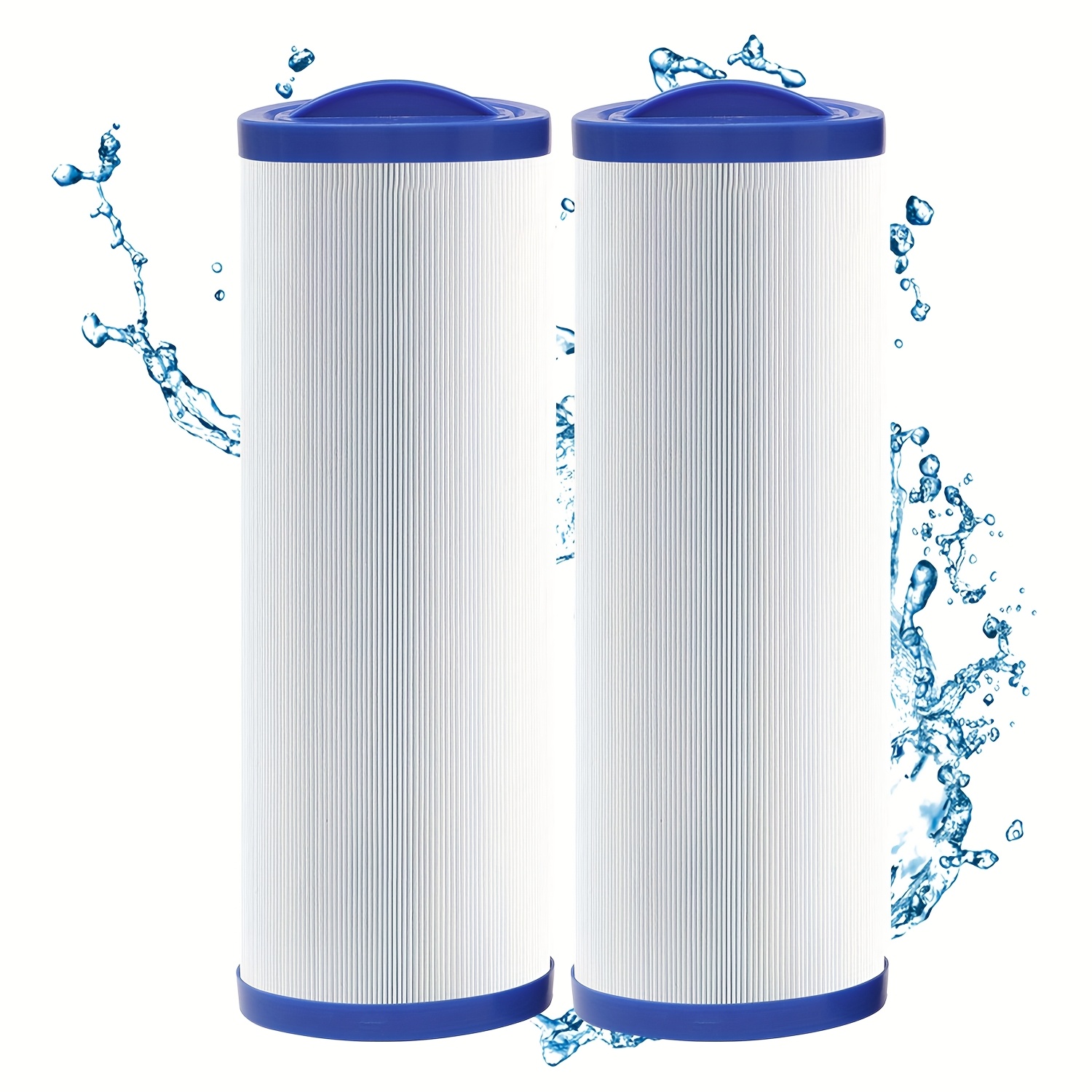 Image of 2 Packs, Spa Filter Replaces Unicel 4ch-949, Pleatco Pww50l, Filbur Fc-0172, Sd-01143, 817-4050, Rising Dragon 50, Waterway Teleweir 50 Filter Cartridge