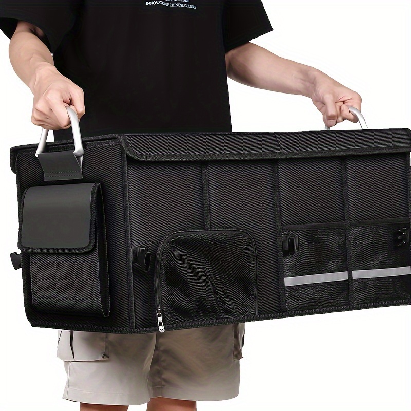 

Car Trunk Storage Box Foldable Organizer, Large Capacity Car Trunk Stowing Tidying Storage Box