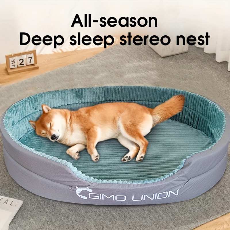 hundebett hochwertig Hundebett Cordino 100 × 120 cm in Cord