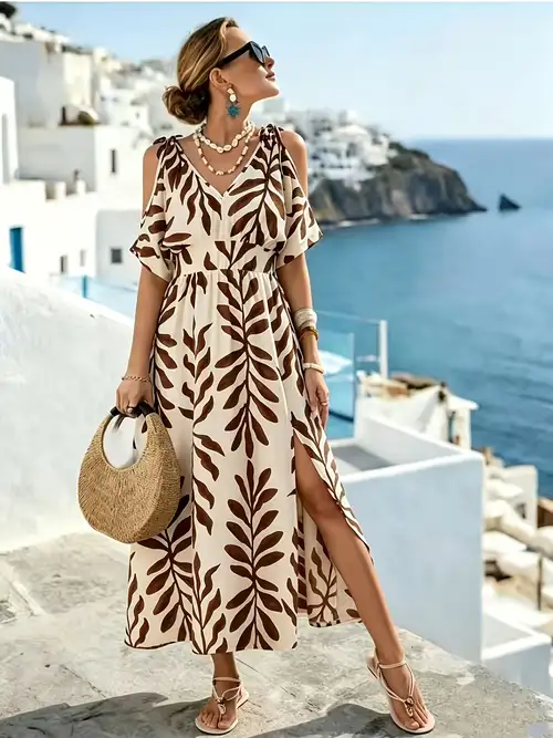 open back dresses casual Summer for Women 2026 Plus Size Dresses for Beach 2026 Vacation V Neck Tshirt Moomoo Loose Fit Sun Dress Plain Summer Clothes Women Apricot at Amazon Women's Clothing store weekend errands or casual dates open back dresses casual Backless,