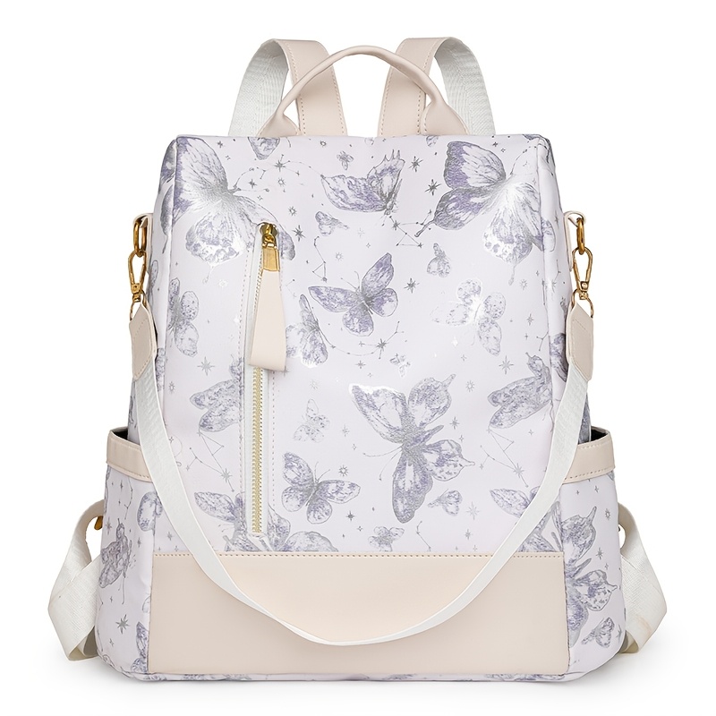 Fashionable Print Backpack Lightweight Essential