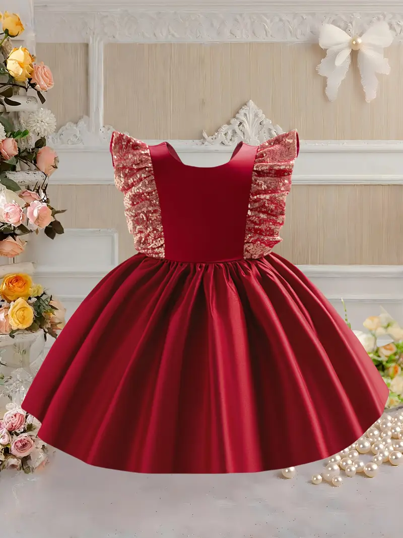 baby girls sparkly sequin lace sleeve princess dress - Temu United Arab Emirates baby girls sparkly sequin lace sleeve princess dress - Temu United Arab Emirates