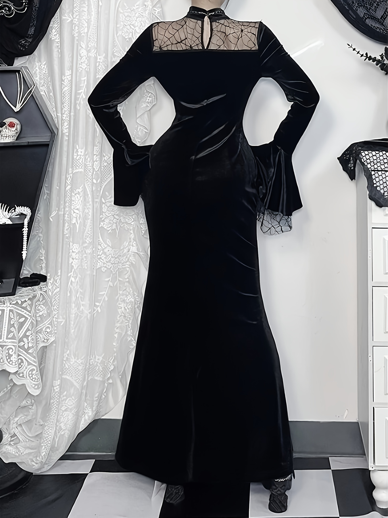 ivory long formal dresses Ivory Chiffon Straps Long Party Dress Prom Dress, Ivory Formal Dress main image 1