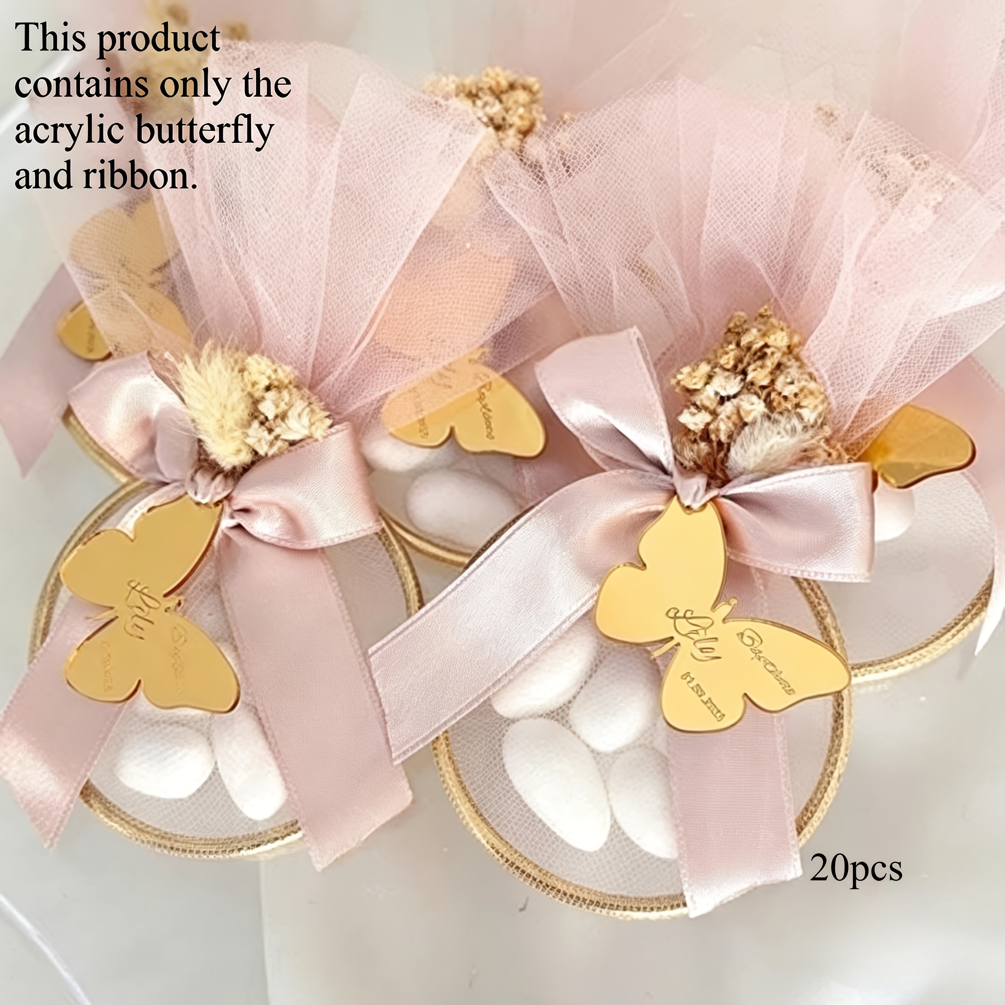 E-shop Personalisierte Silberne Spiegel-Acryl-Anhänger, Individuelle Namensschilder für Hochzeit & Baby Shower, Valentinstagsgeschenke