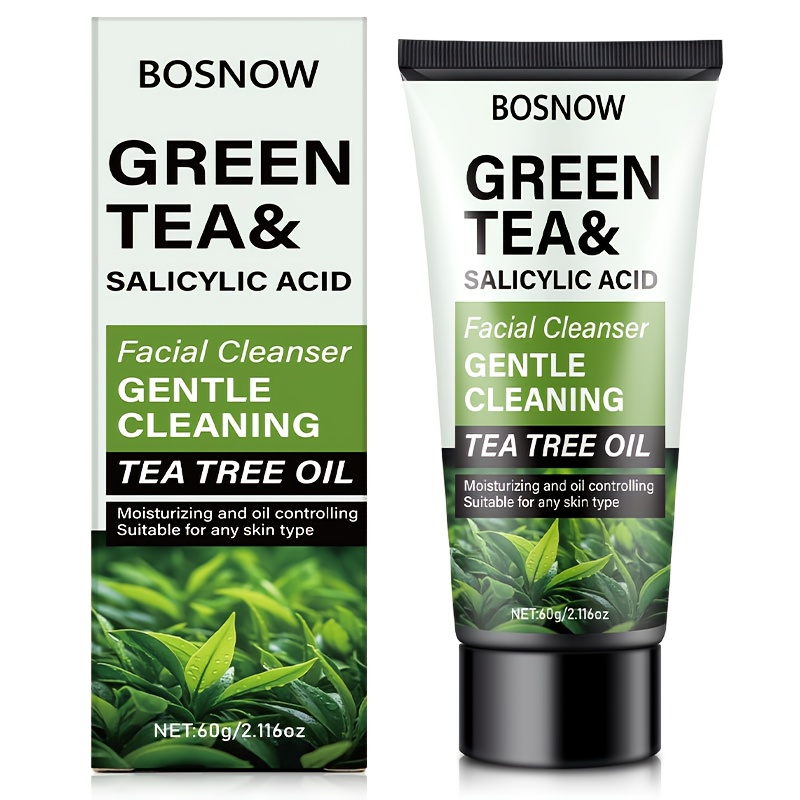 TEMU 60g Cleansing Cream With Salicylic Acid - Oil- Formula, Pore Cleanser Suitable For Oily & Skin, -free Facial Wash For , Scented For ( Use)