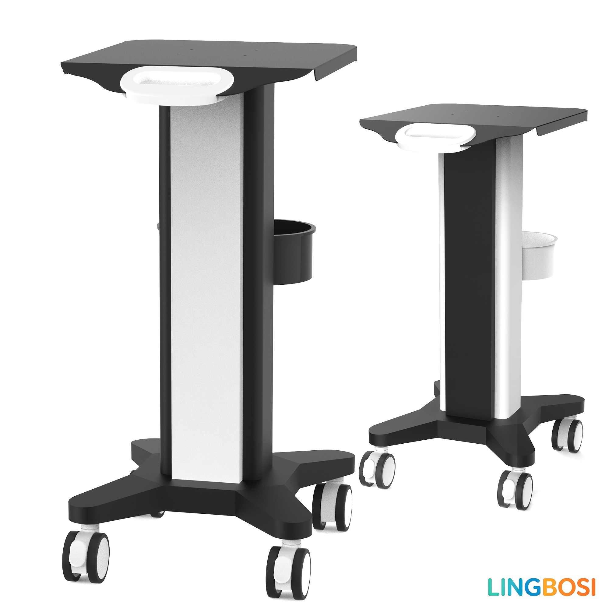 Instrument Cart for Spa, Beauty, Dental, Oral Clinic, Hairdressing, and Skin Care; Metal Storage Cart with Heavy Load Ca
