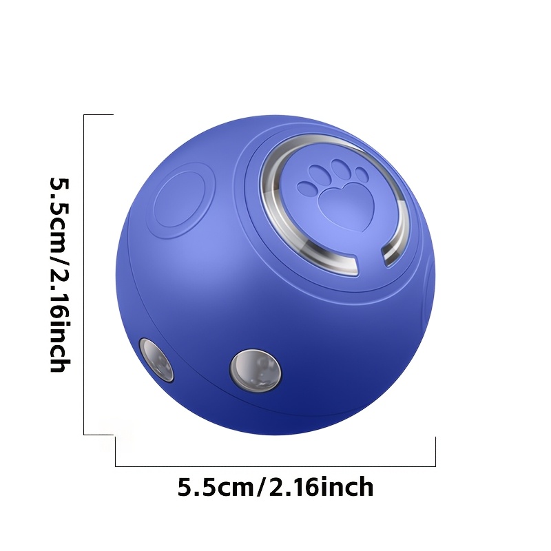 TEMU 1 Piece Of A Pet Bouncy Ball, An Automatic Shaking Toy For Pets, Interactive Ball For Dogs, For Cats And Dogs, A Self-moving Dog Toy Ball, Rechargeable Via Usb Shaking Pet Ball