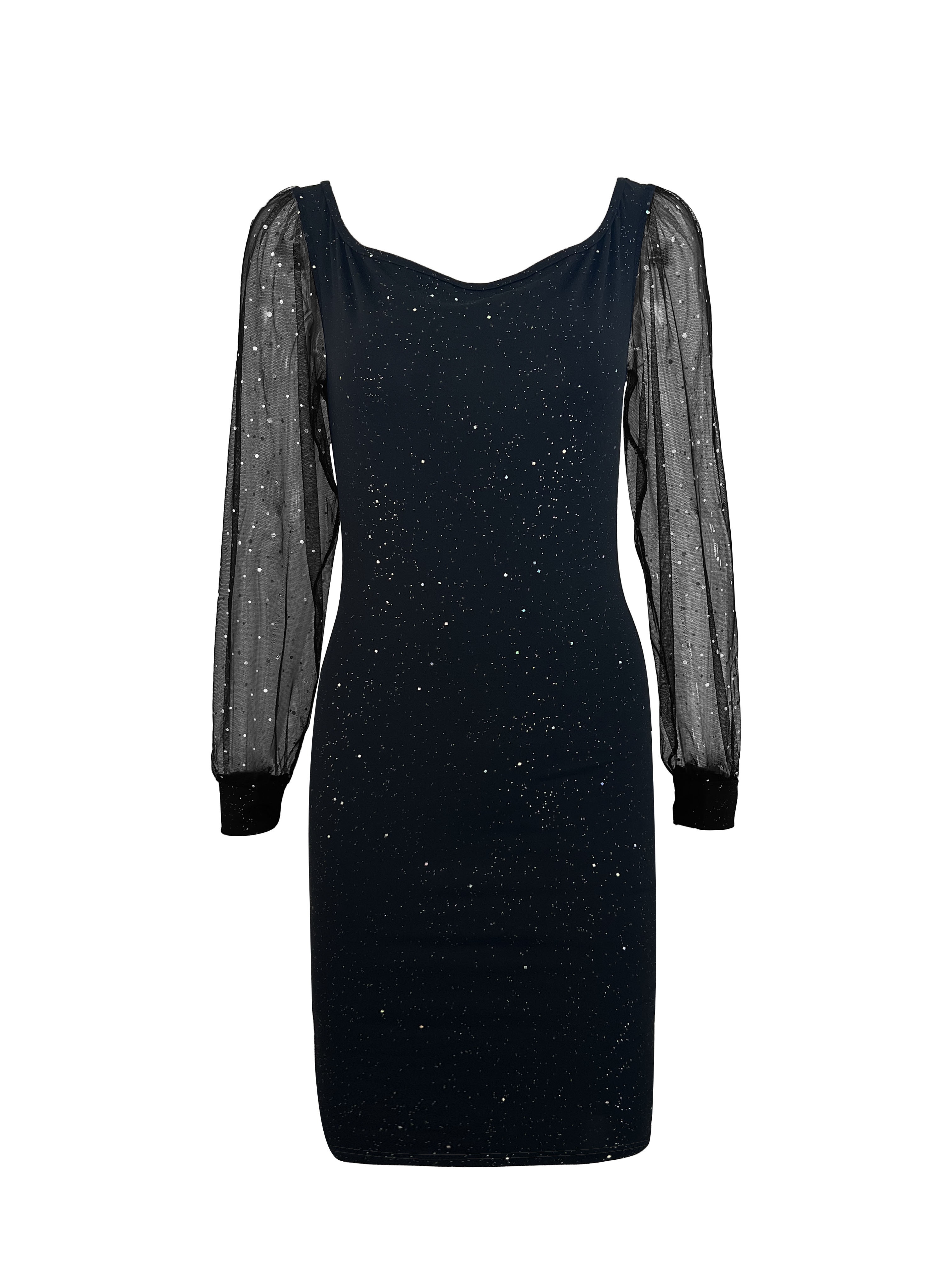 Elegant long sleeves spring womens dresses 4865