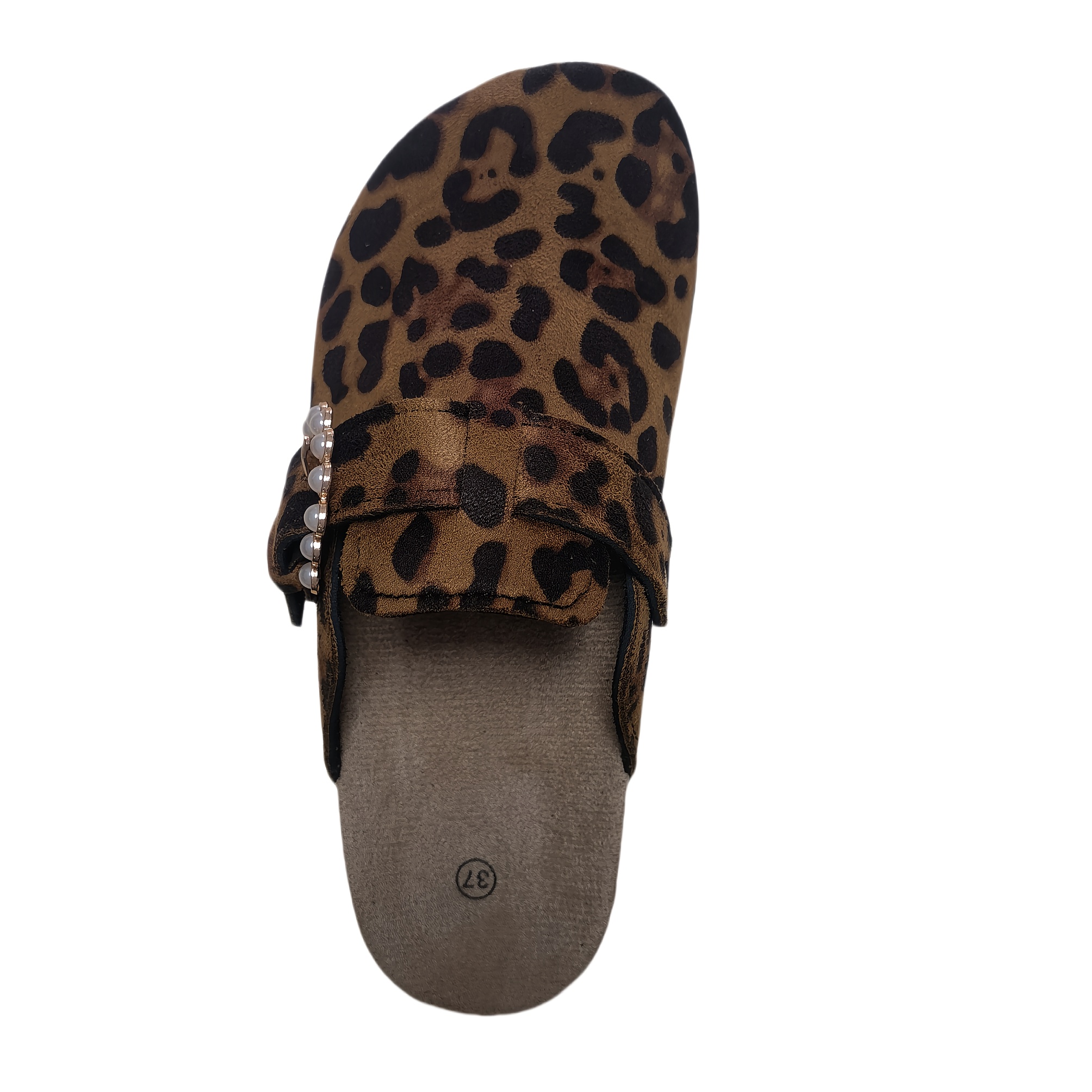 womens leopard print mule shoes slip resistant Temu Greece