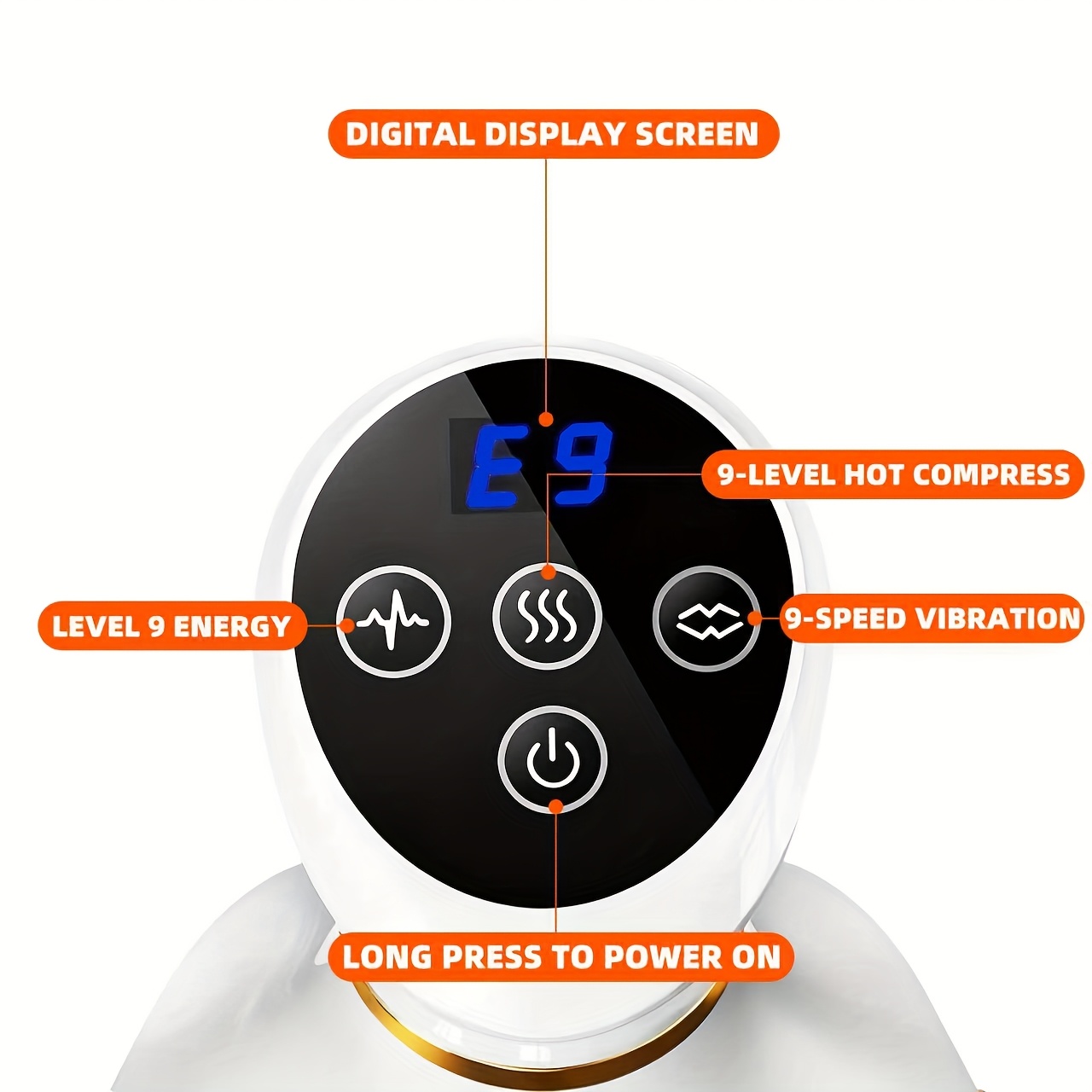 cross border electric meridian brush mini portable   instrument   household whole body cupping device Product details 0