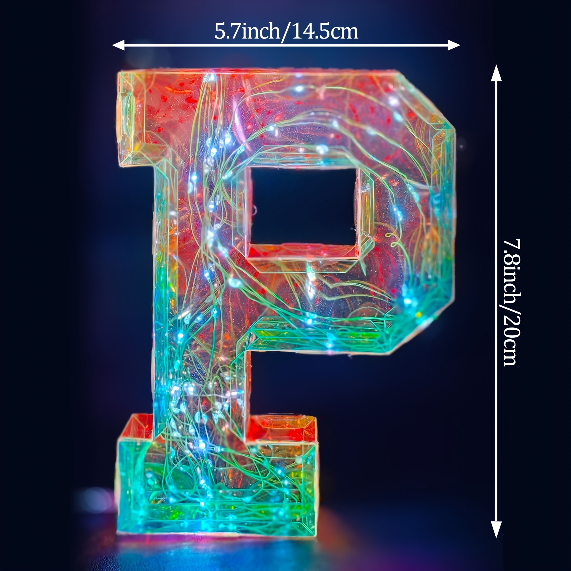 LED Color-Changing Letter and Number Lights