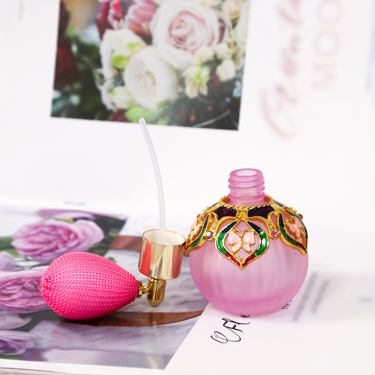 elegant hand painted diamond perfume spray Temu Denmark