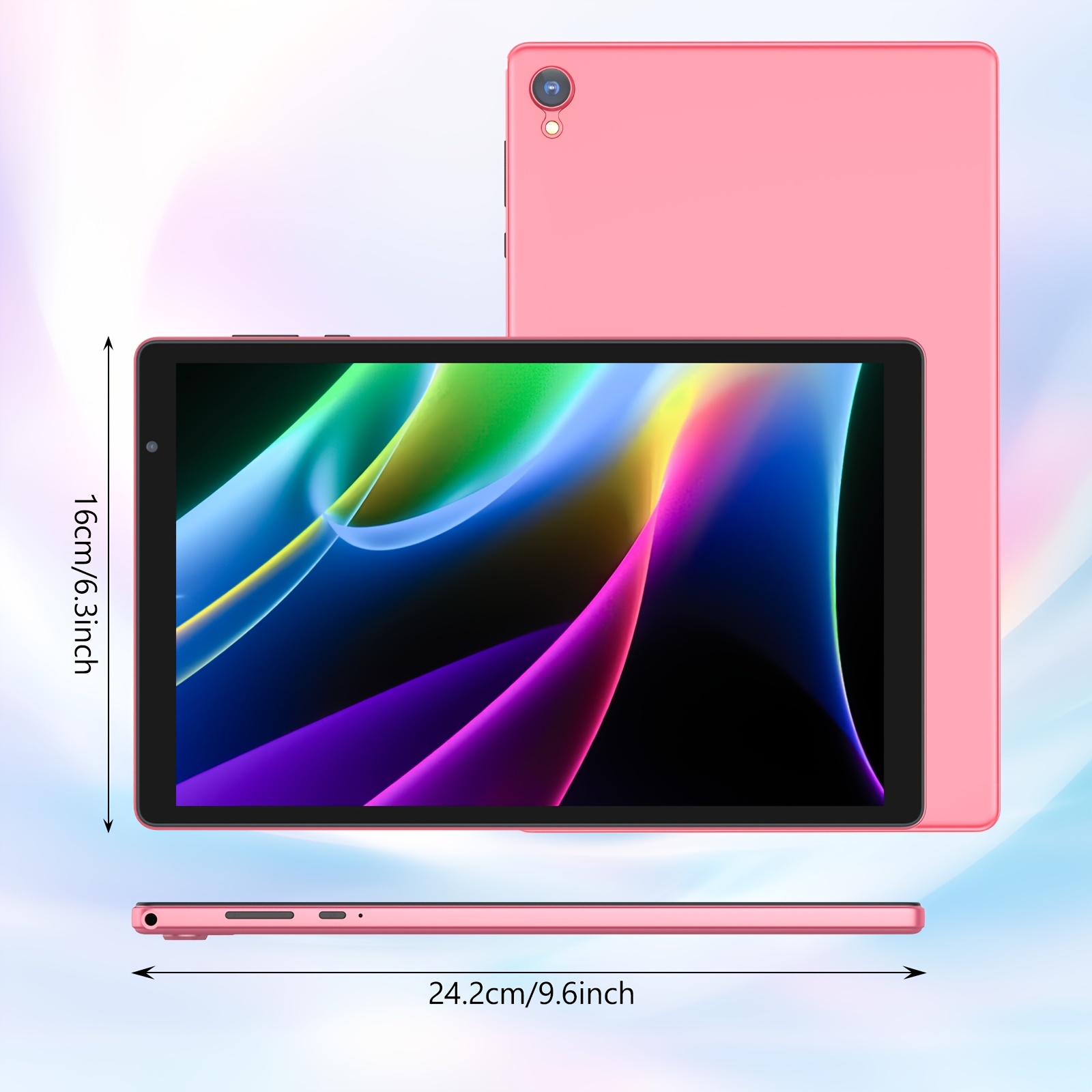 TEMU Brand--inch Android 14 Tablet, 4gb (2gb + 2gb) + 32gb Rom, Expandable Up To 1tb, 6000mah Battery, 2mp + 2mp Dual Cameras, Easy To Carry, A