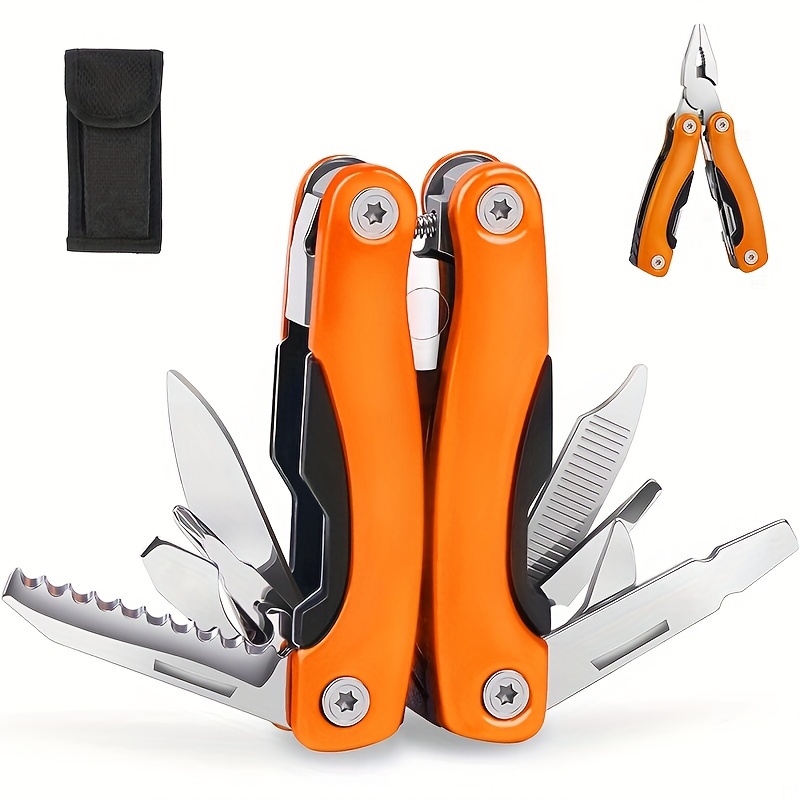 11-In-1 Multitool Pliers Multi Function Pocket Knife Set with Nylon Sheath ,Outdoor,Survival,Hiking,Camping,fishing Gifts for Men - AliExpress