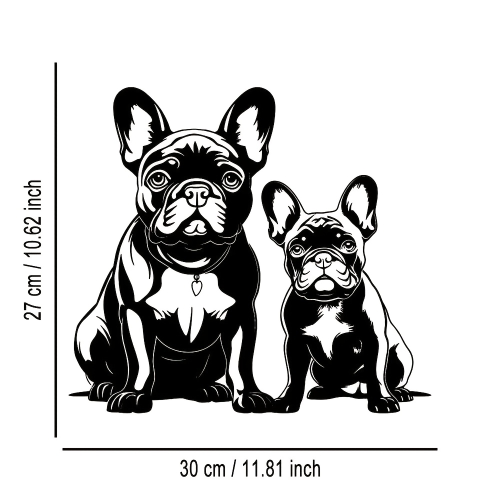 Image of 1pc Exquisite : Dog Metal Sign, Christmas Elegant Minimalist Art Design, Wall Decoration Crafts, Suitable For Office, Room, Bedroom, Terrace, Kitchen, Courtyard Walls, Shop Decoration, Cafes
