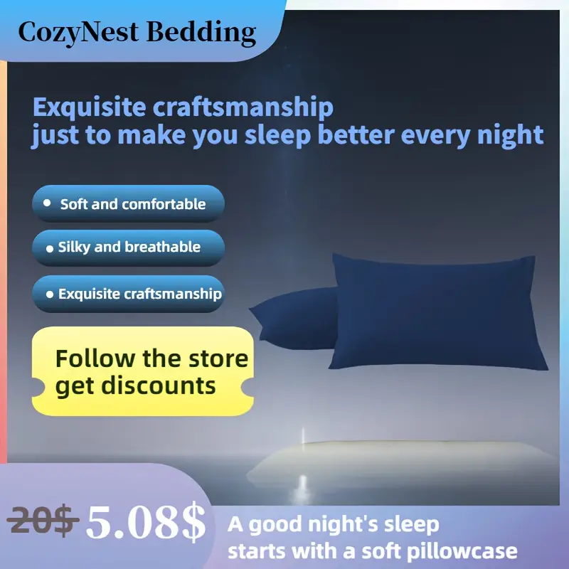 2pcs pillowcase set safe zipper   envelope closure high quality material fits better to the   and breathable healthy and comfortable suitable for   Product details 1