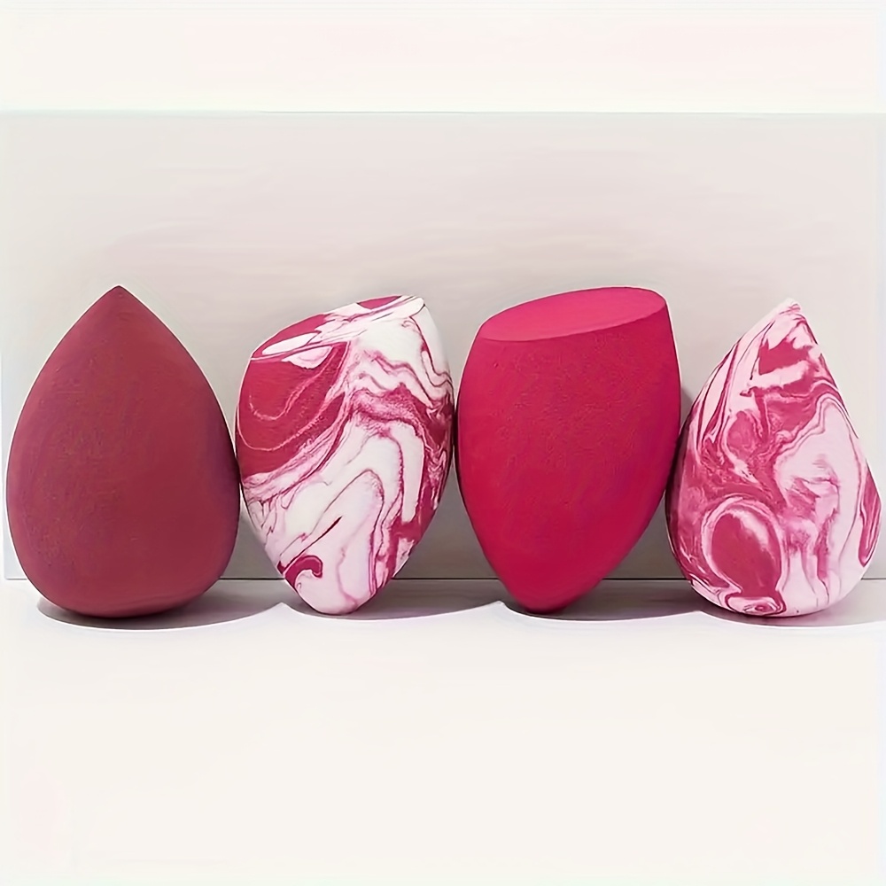 4pcs Soft Makeup Sponge Set for Liquid and Cream Application