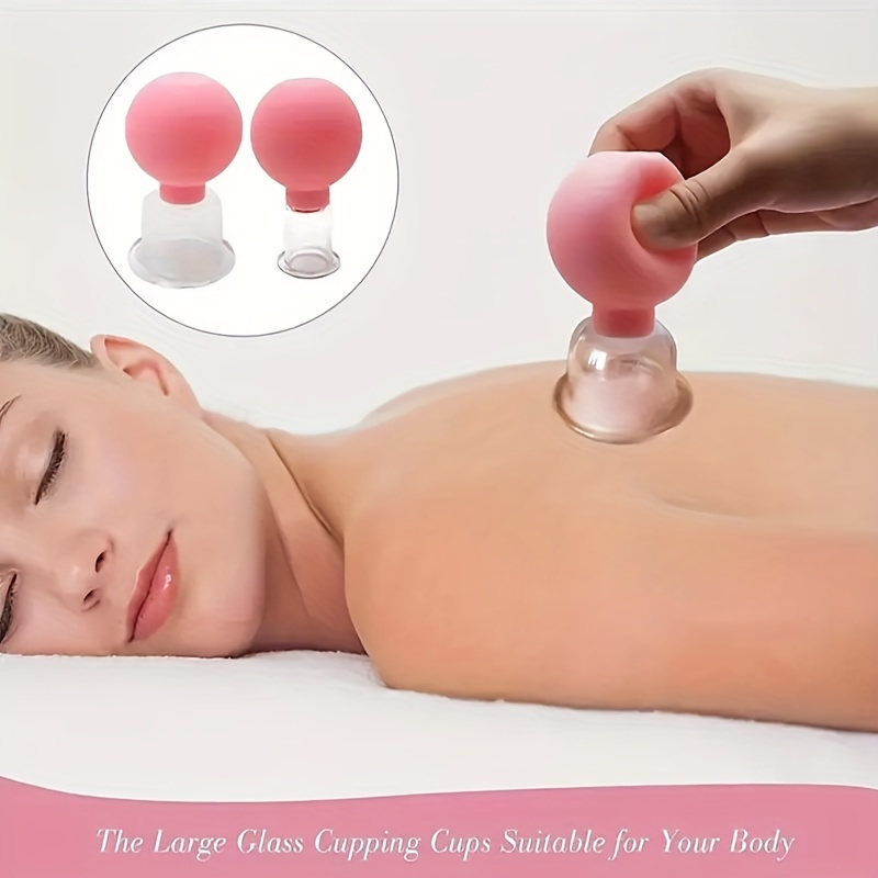 Face & Body Glass Cupping Therapy Set for Face Cupping Facial