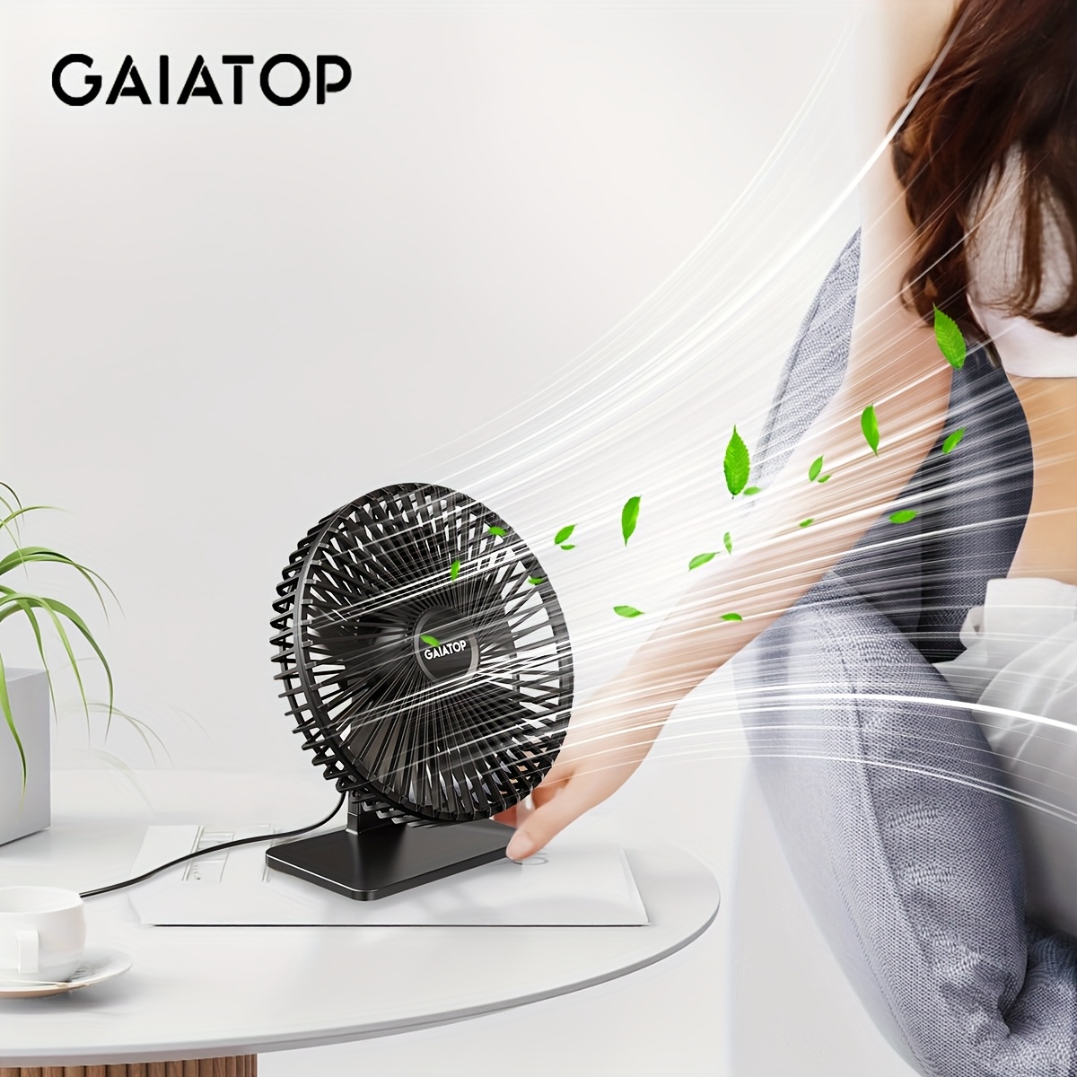 

Gaiatop Mini Fan, Desktop Silent Fan, Desk Fan, Usb Fan, Suitable For Office Sleeping And Other .