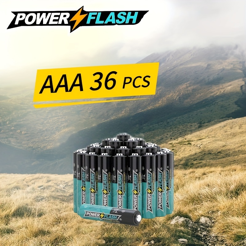 

Aaa 36 Pcs Batteries, Lr03, Batteries For Household Devices, Of Emergency And , Outdoor, Electronic Devices And , With , And Long Lasting