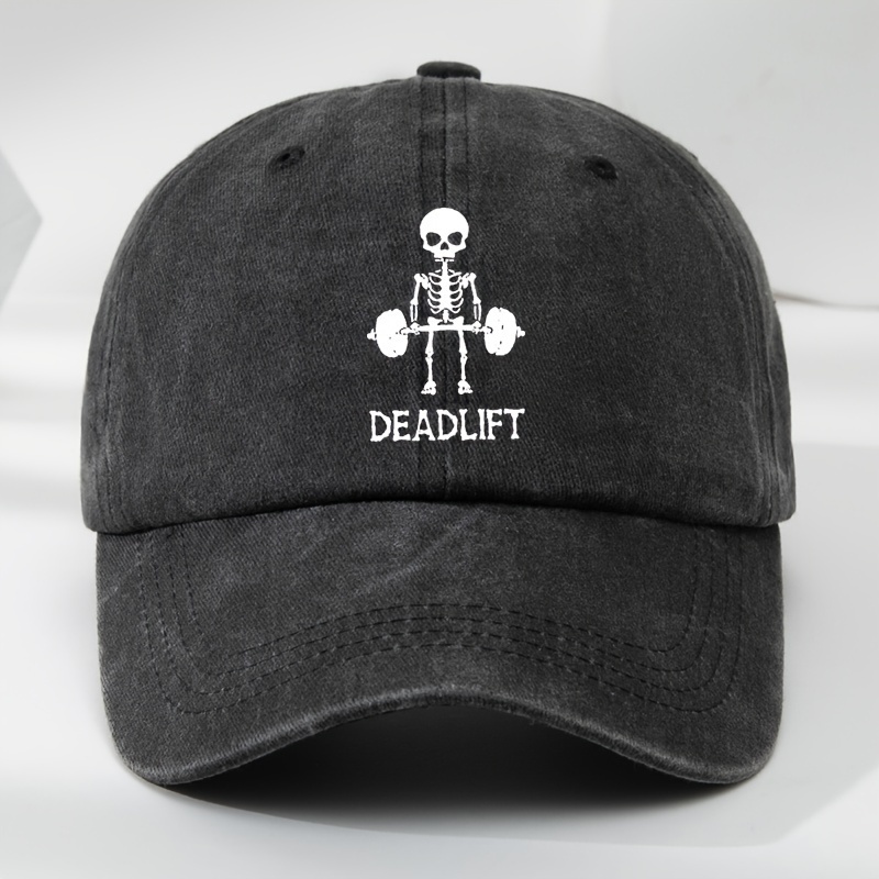 deadlift skeleton weightlifting gym cap adjustable Temu Kuwait