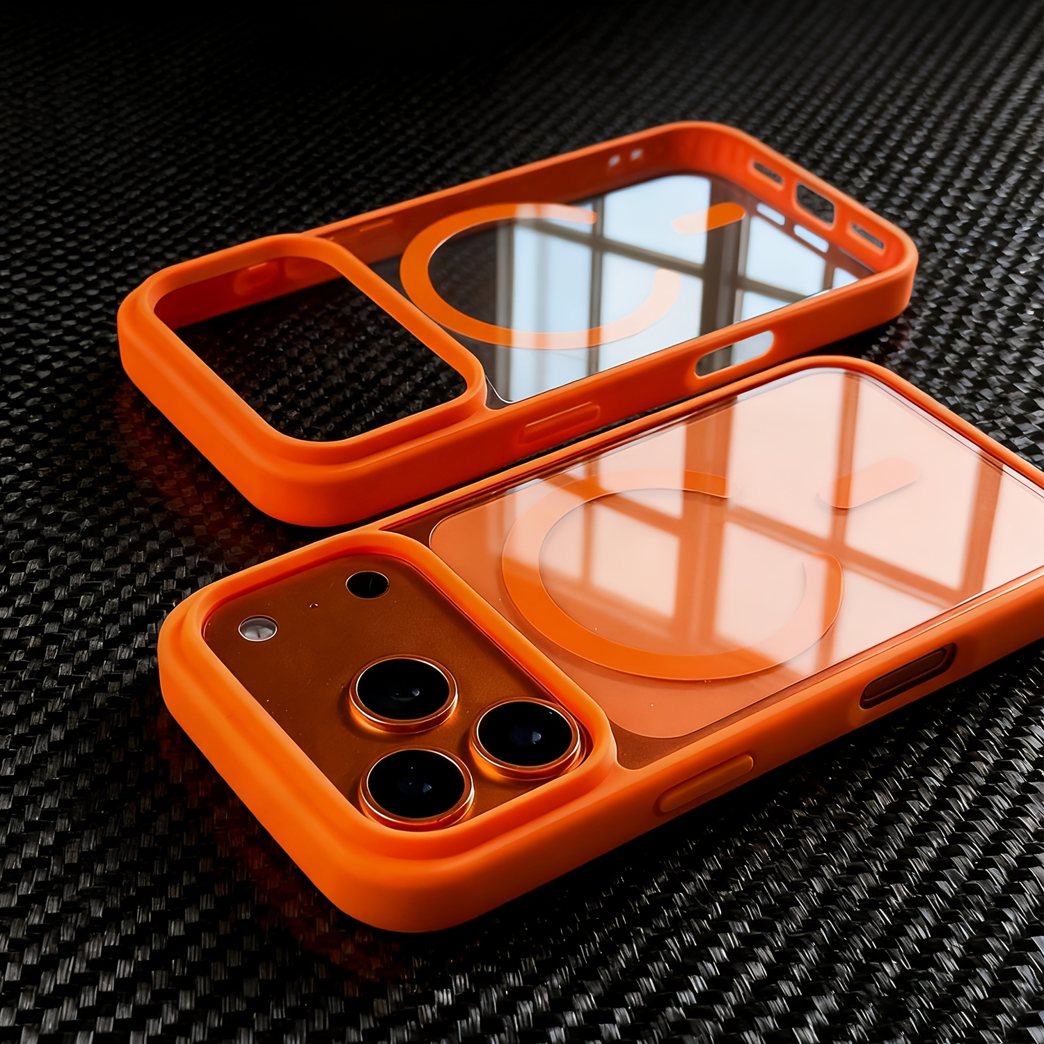 Phone Case - Luxury Transparent Magnetic Wireless Charging Phone Case Compatible With Iphone 17 Pro Max Air 16 15 14 13 Pro Cases Bumper Shockproof Back Cover