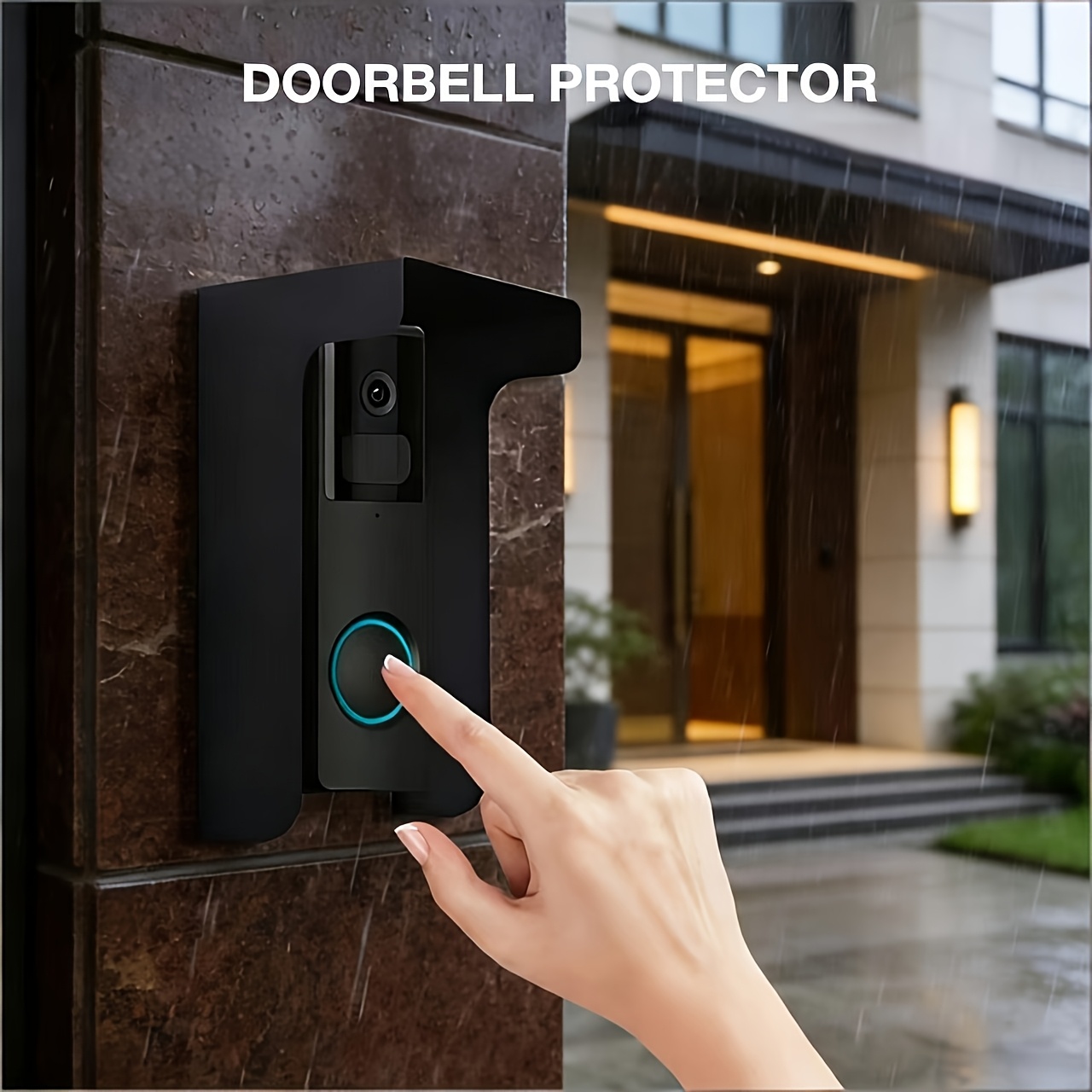 Heavy Duty Metal Doorbell Cover, Waterproof & Rustproof