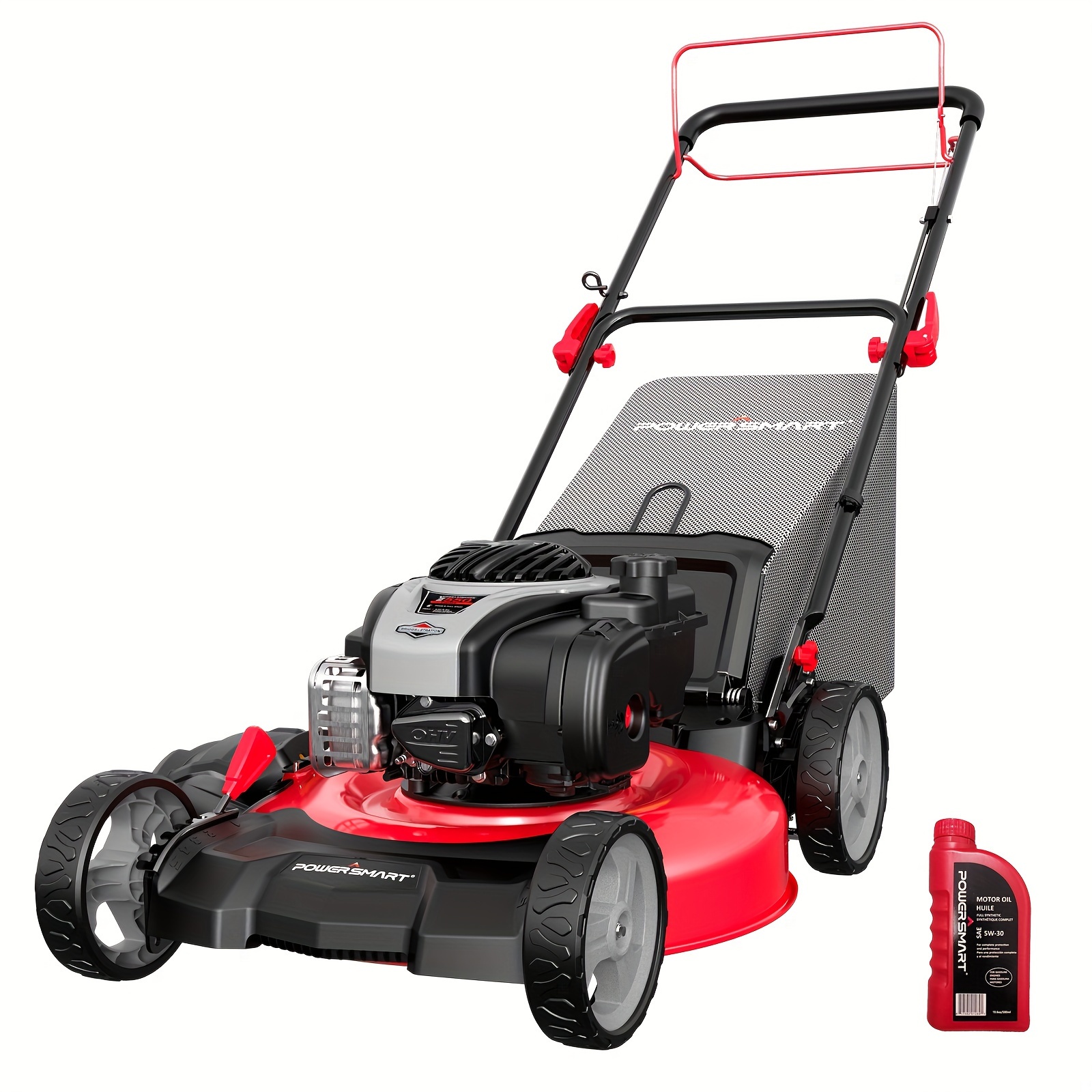 

22-inch 3-in-1 Self Propelled Gas Lawn Mower With 140-cc And Engine, 6-position Height Adjustment Hb8622s