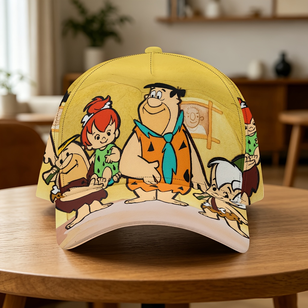 TEMU 1pc Warner . The Cartoon Print Curved Brim Baseball With Snap Closure, Suitable For Various Occasions Such As Outdoor , Daily Commutes, And