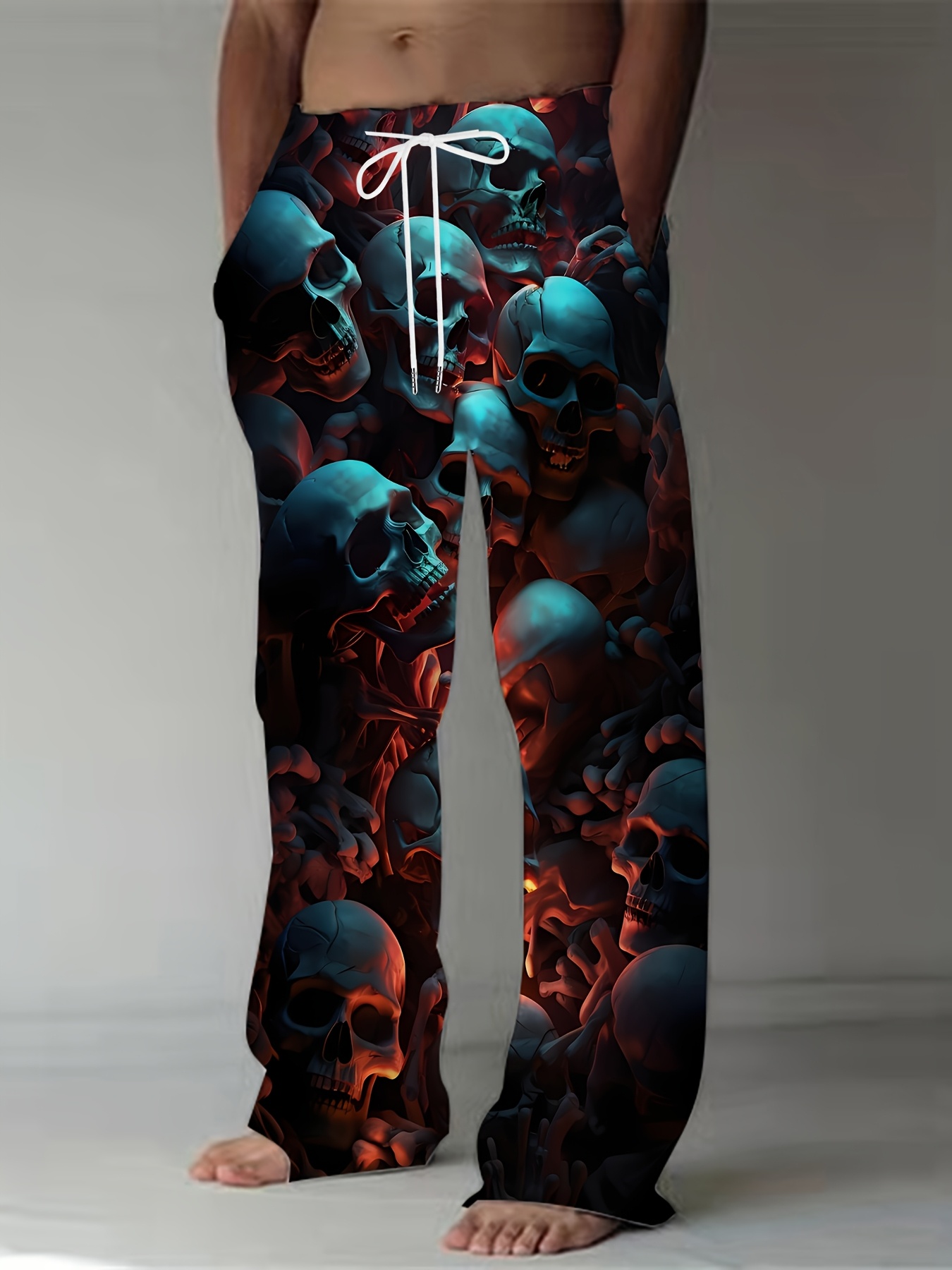 skull pants sold on Temu United States