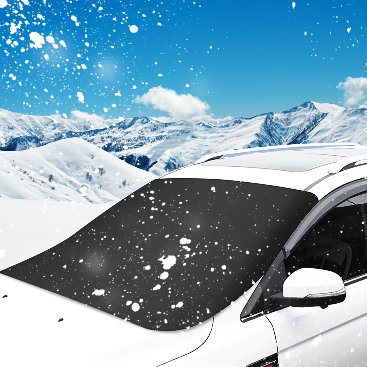 

Ice And Snow Magnetic Windshield Cover, Anti-theft Car Windshield , With 5 Invisible Magnets, Universal Car Truck Suv Front Windshield Protector