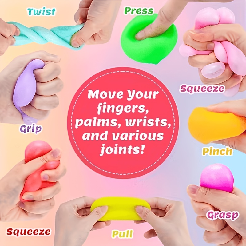 5/7/8pcs Soft Squeezable Toys Party Favor Packs