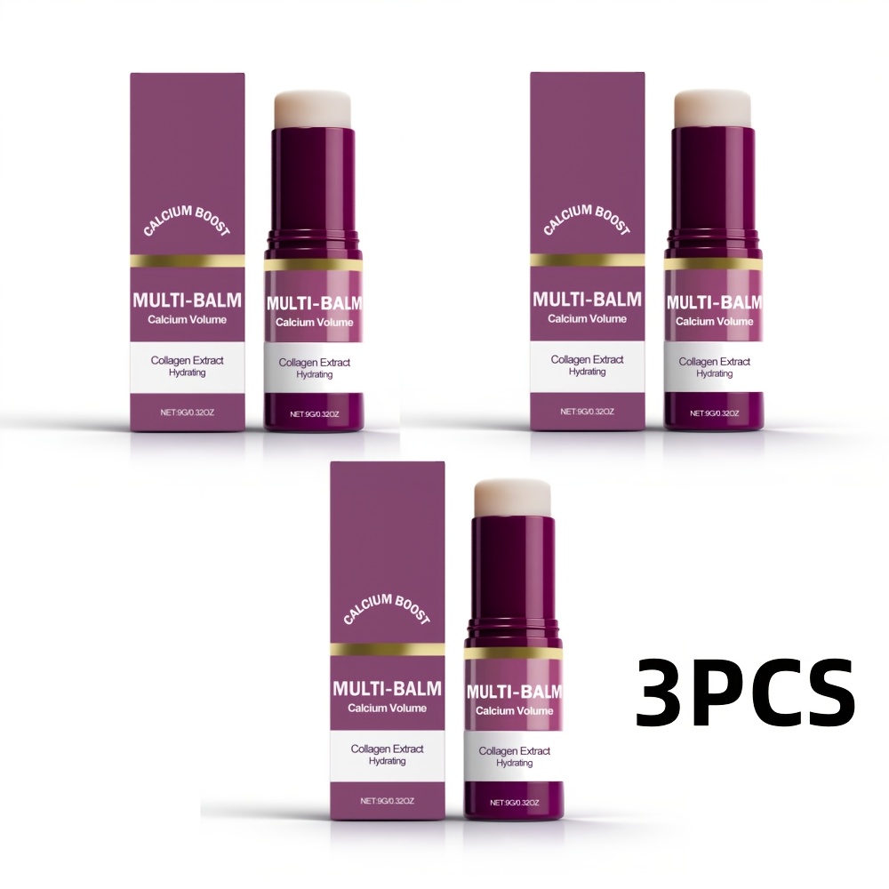 Image of 3pcs Moisturizing Balm Stick -9g*3 Gentle, Hydrating, And Moisture-locking For Daily Use; Provides Comfortable Day-and- And Nourishment For The Skin.