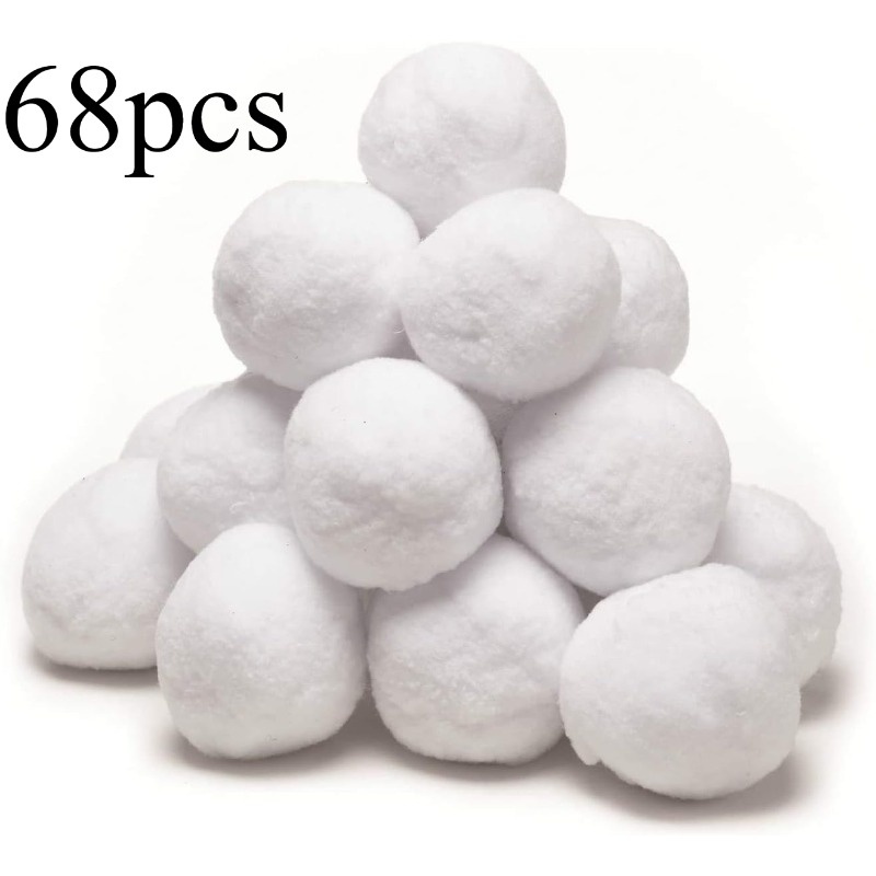 TEMU 68pcs Soft Realistic White Elf Christmas - Ideal For Christmas Tree Decor, Home Embellishment, And Festive Countdown Fun Halloween
