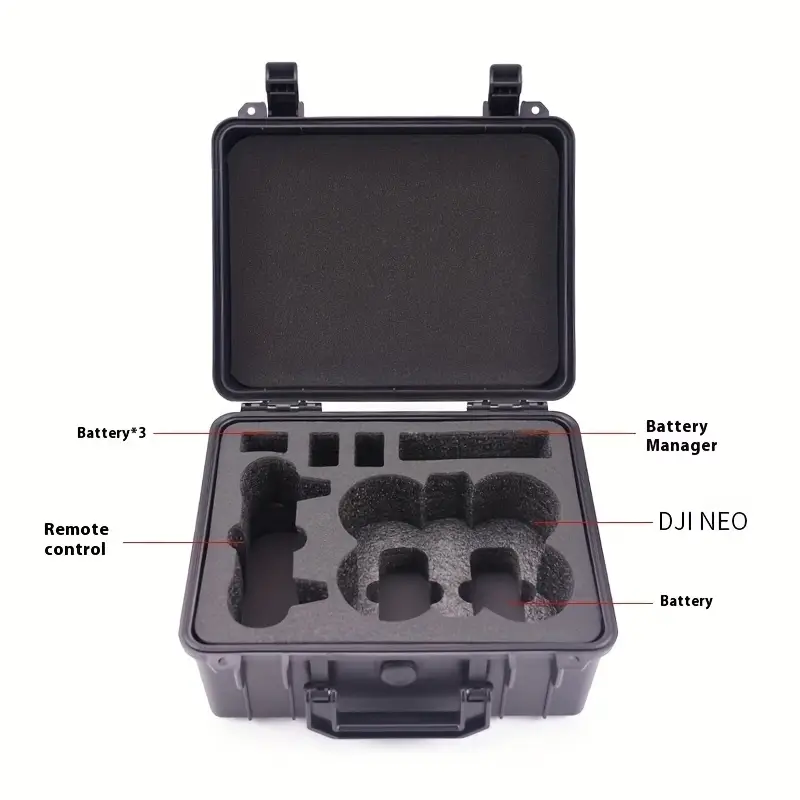 for dji case durable abs storage box with handle compatible with dji neo carrier case accessories Product details 2
