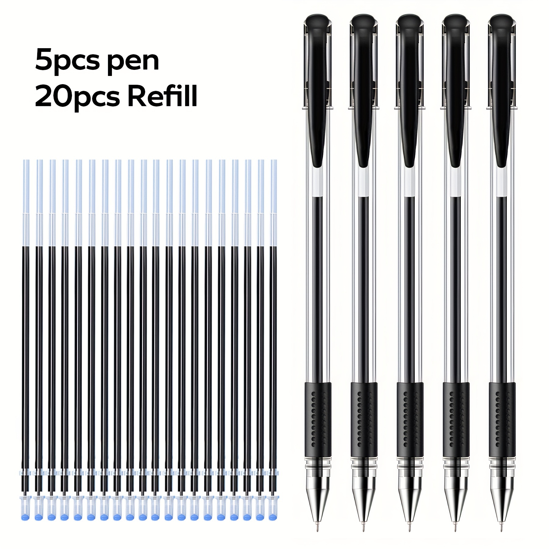 

5 Pcs+20 Pcs - Ballpoint For - Ink , -, For - For , Use, , And Exams