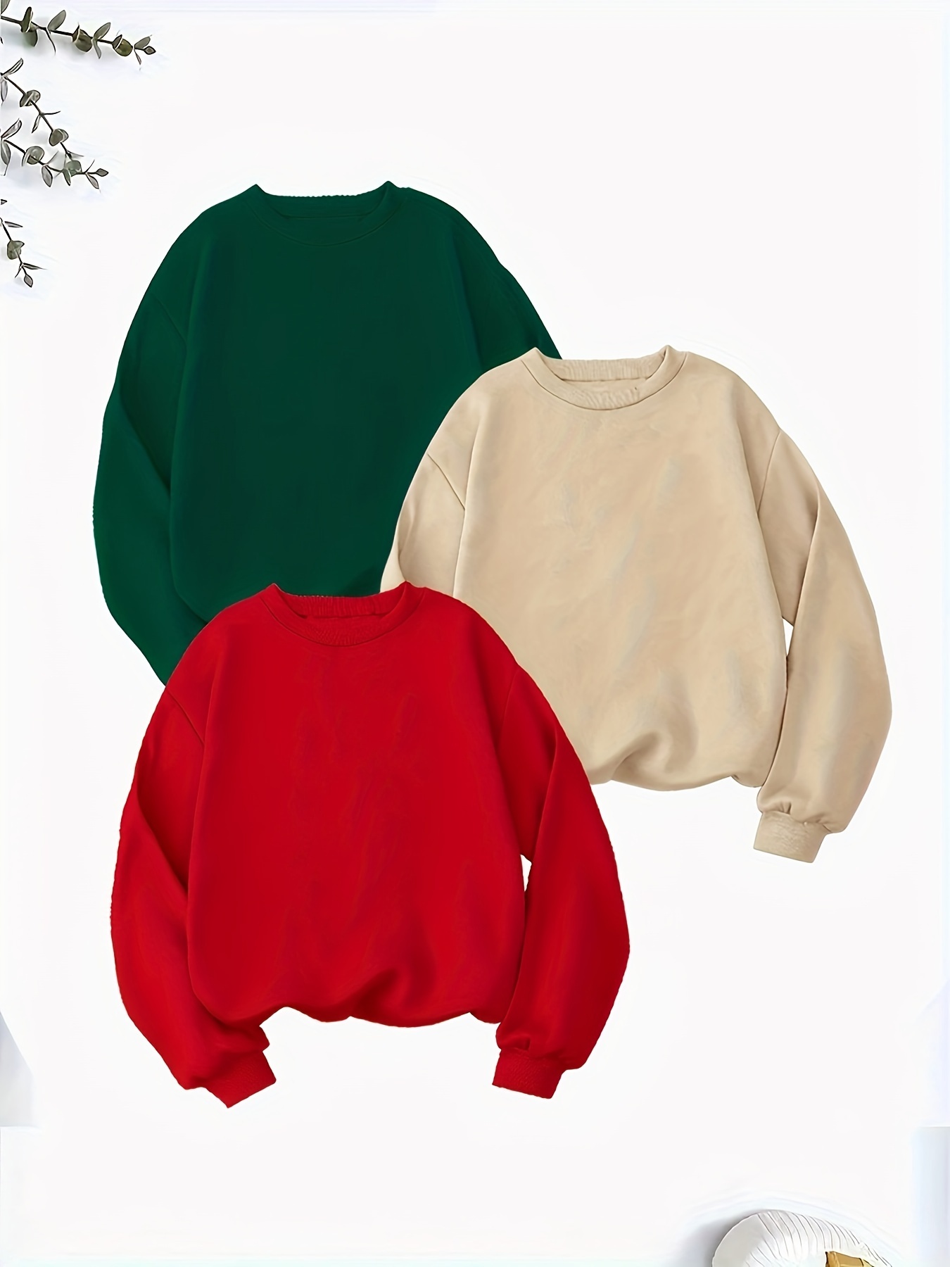 COLORFUL STANDARD SUDADERA CUELLO REDONDO CRUDO