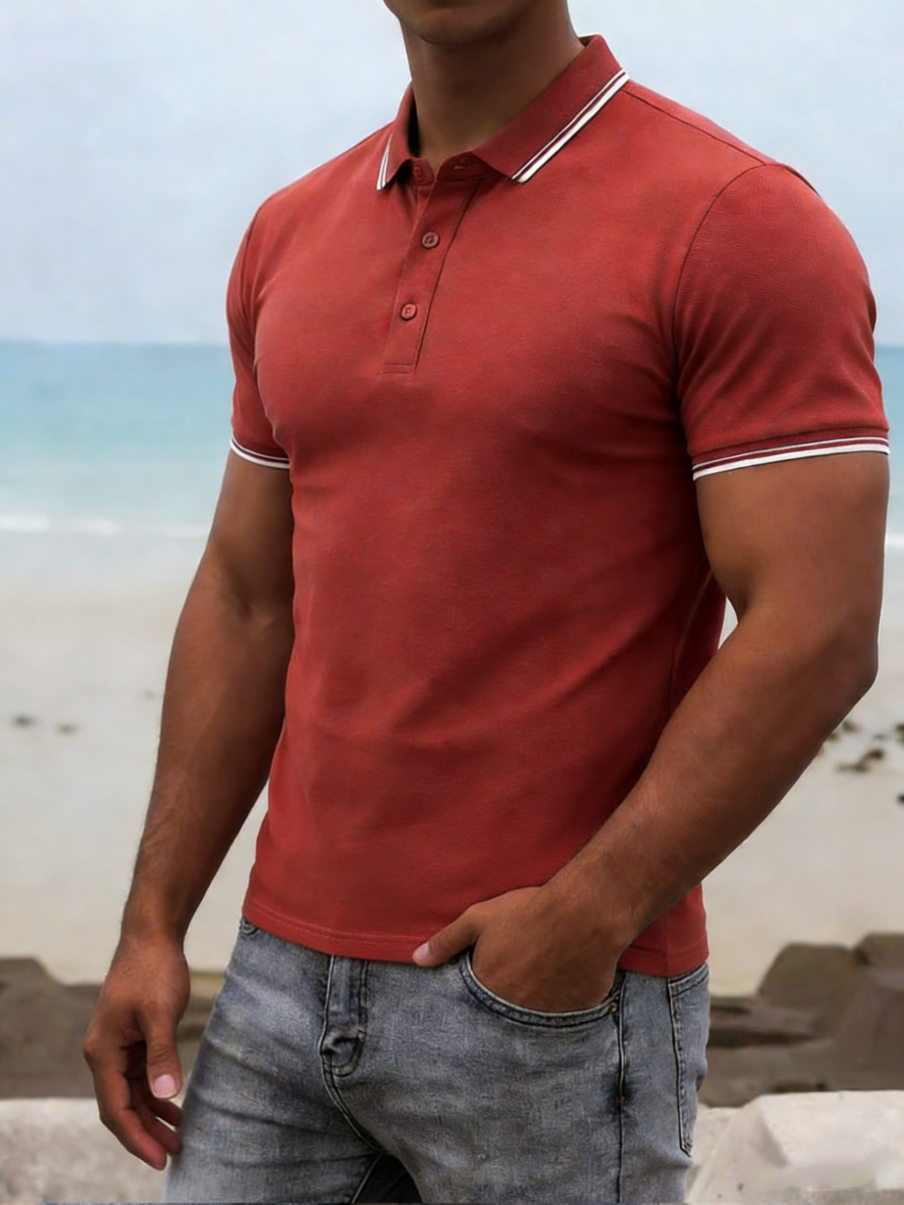 Men's Shirt Short Sleeve 2026 New Summer Lightweight Business T-Shirt Casual Collared Half-Sleeve