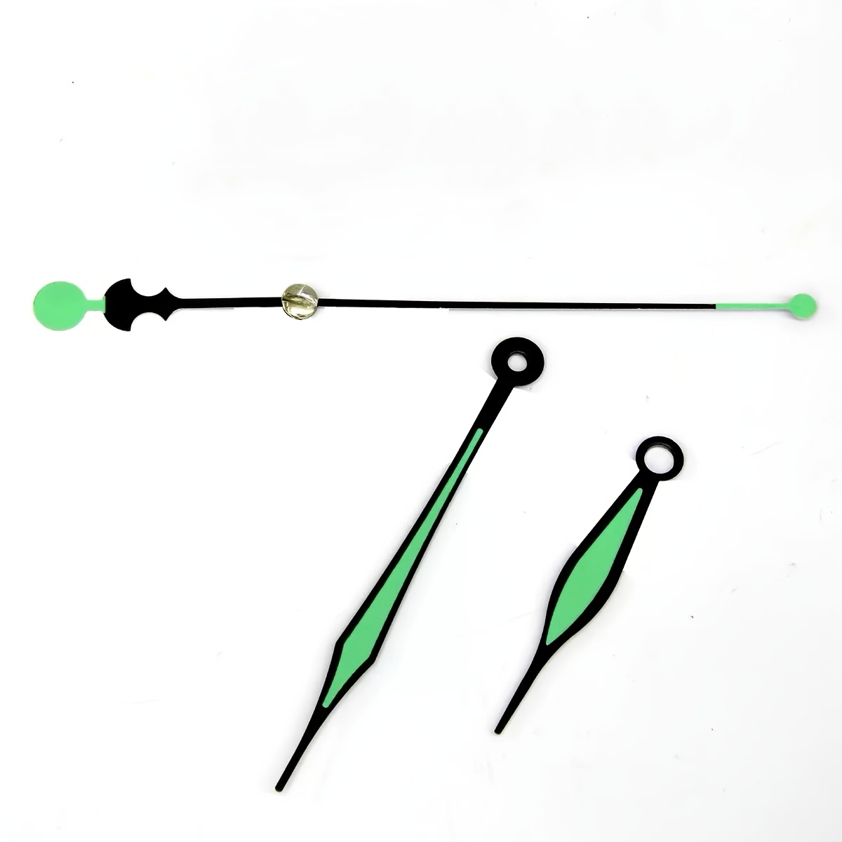 2 Sets Luminous Silent Quartz Wall Clock Movement Kit- Diy Metal Repair Parts, No Power Required, Night Light Function