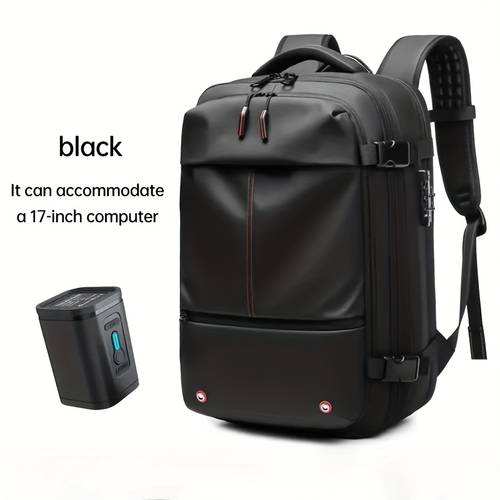 vacuum compression travel backpack with pump aviation for checked luggage large capacity suitable for suitcase carrying easy to for business trips and daily commuting unisex essential