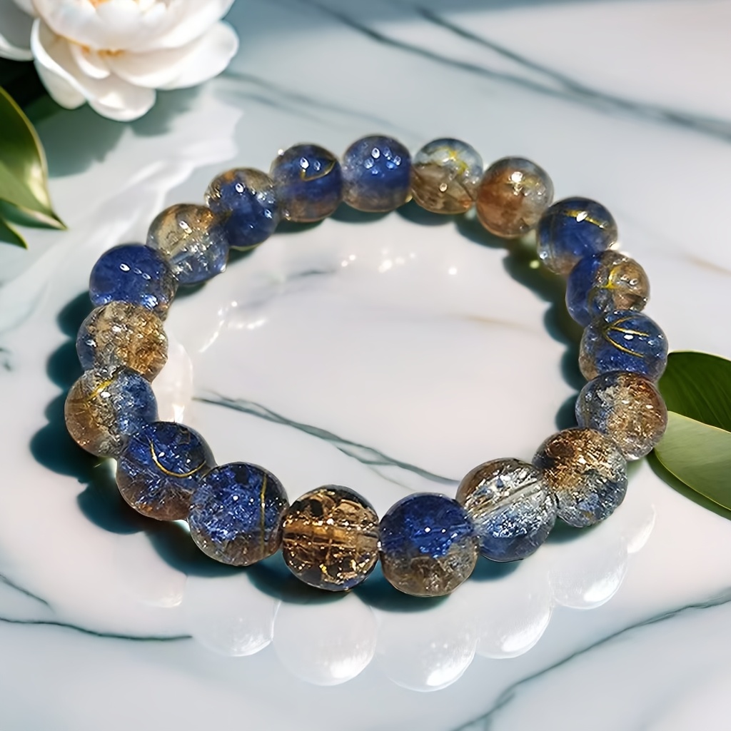 5 Pair Boho Style Vacation Themed Stretch Bracelet Set
