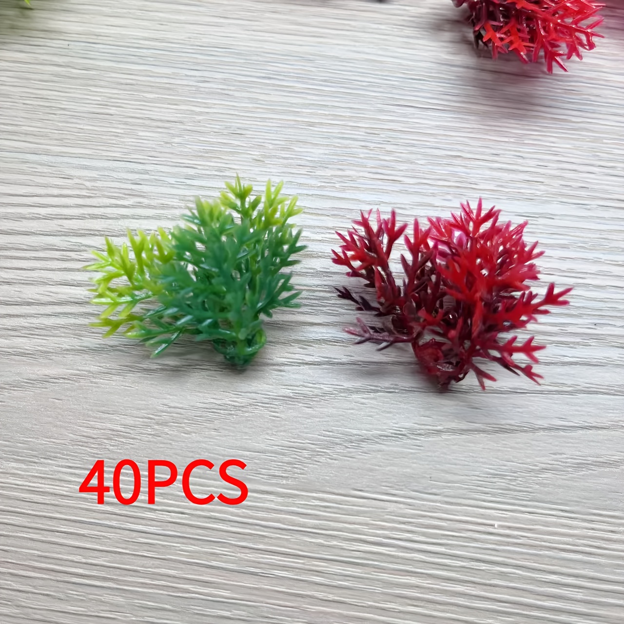 Image of 40/120pcs Simulation Small Grass - Fake Pine Needles For Micro Landscape Creation Plastic Mini Grass Ornaments, Bonsai Aquarium Decoration, Decoration Suitable For 's Day, Labor Day, Earth Day, Etc