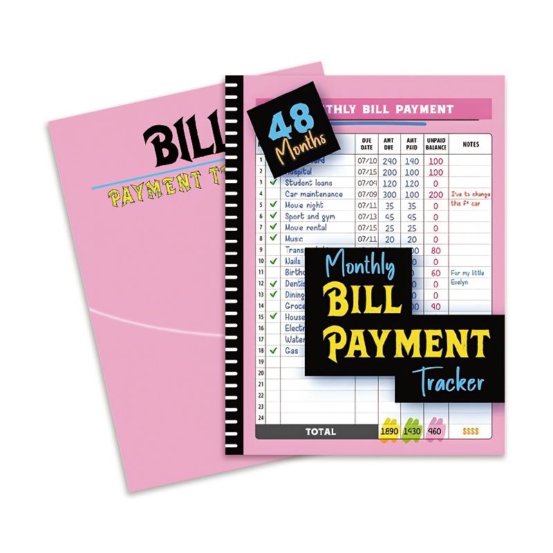 

4-year Monthly Organizer - Budget & Debt Management Notebook For Planners, Essential Supplies