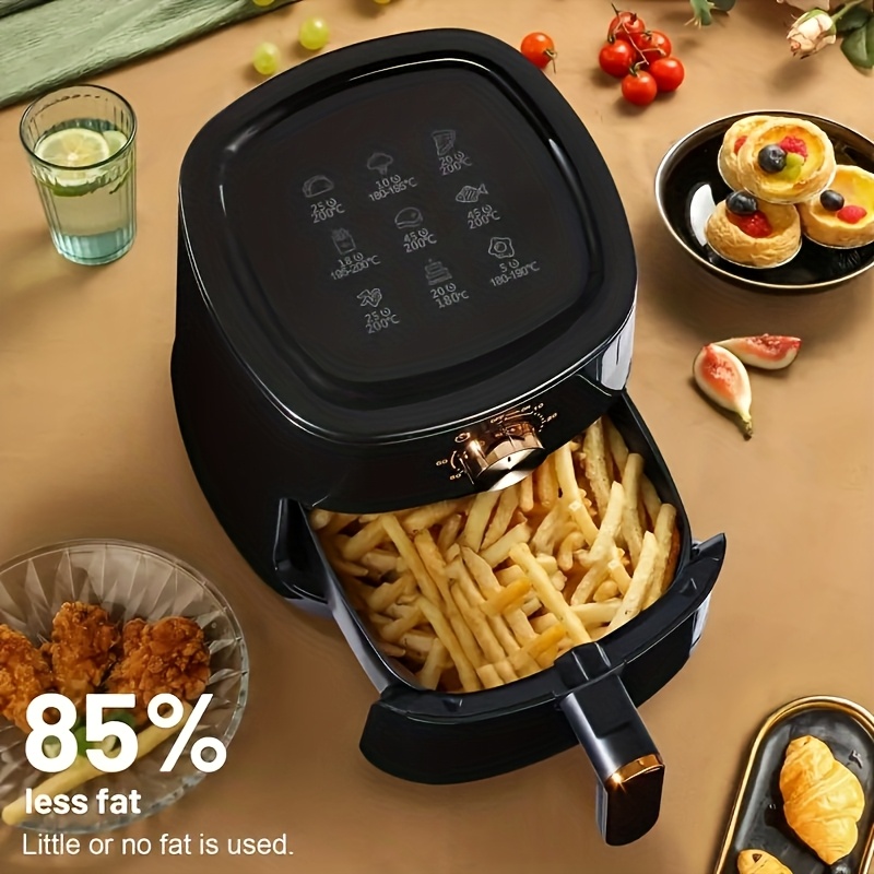 TEMU 5.5l Fryer With Set Heating Time | Healthy Low--free Cooking, Baking, Frying And Roasting | Suitable For Home Barbecue/healthy Snacks/baking