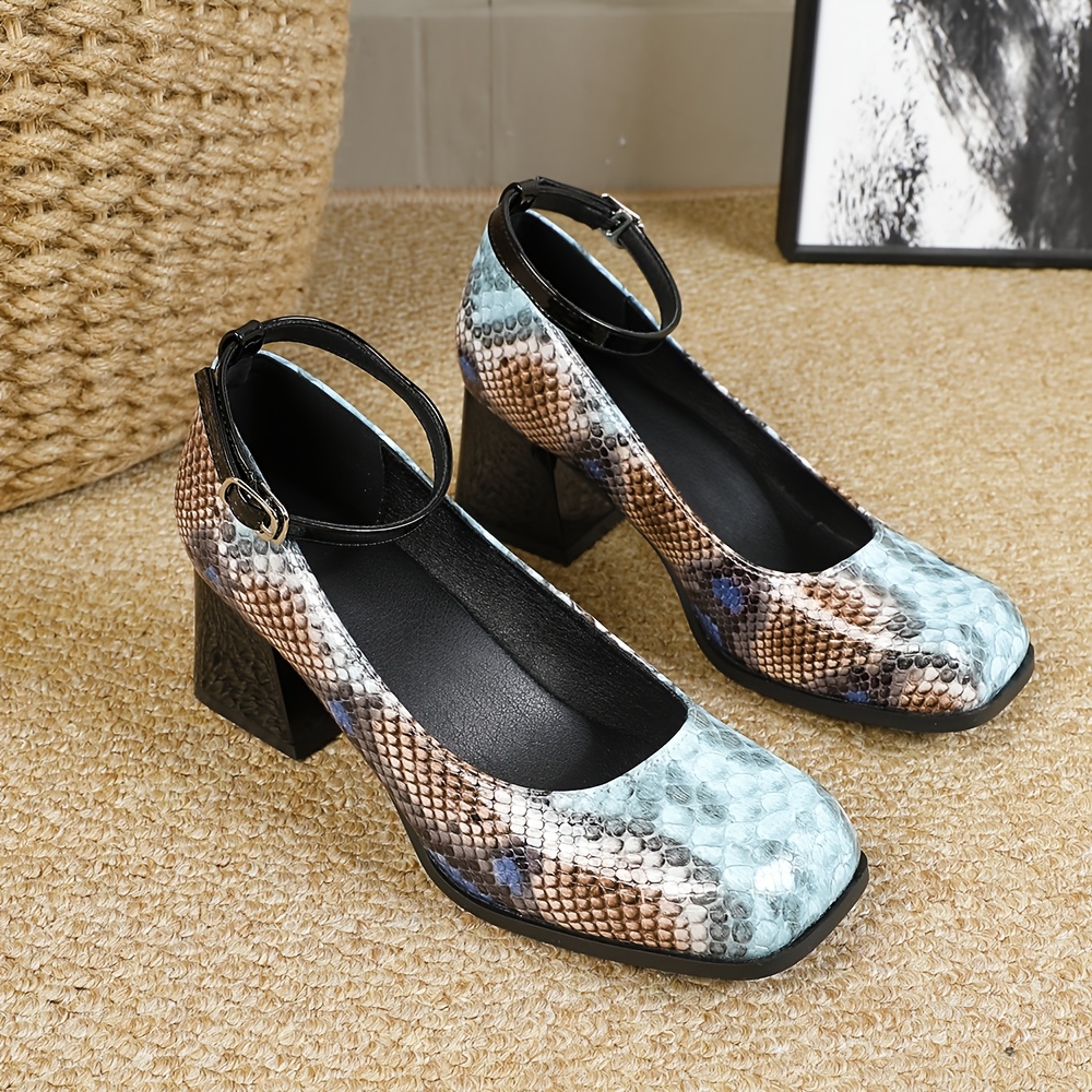 zapatos vestir mujer piel serpiente Temu Ecuador